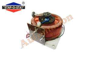 Roller carbon brush variac